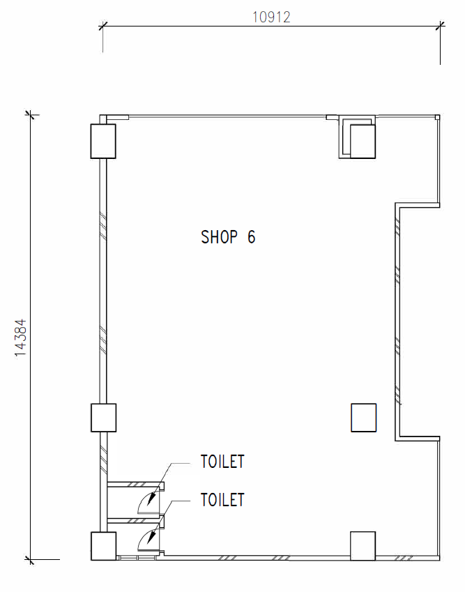 Shoplot 6 floor plan Residensi Platinum Kuala Lumpur commercial property